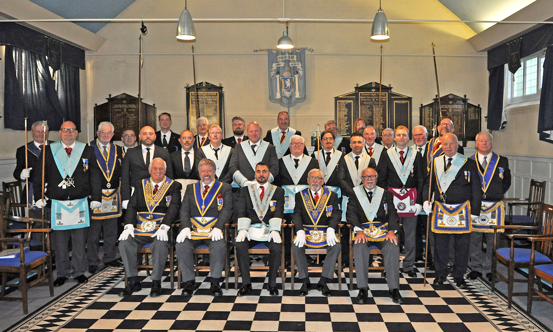 The First New Worshipful Master after lockdown